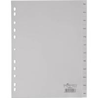 Durable 6507 Register DIN A4 Dez.-Jan. Polypropyleen Grijs 12 tabbladen Bedrukte tabs 650710 - thumbnail