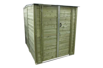 Lutrabox Multi-functionele motorberging 150x270x214 cm- - Hout- Lutrabox Lutrabox Multi-functionele motorberging 150x270x214 cm- - Hout- Lutrabox