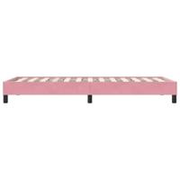 Boxspring zonder matras fluweel roze 90x210 cm - thumbnail