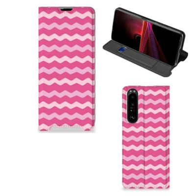 Sony Xperia 1 III | Hoesje met Magneet | Waves Pink