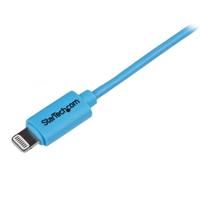 .com 1 m blauwe Apple 8-polige Lightning-connector-naar-USB-kabel voor iPhone / iPod / iPad - Lightning-kabel - Lightning (M) naar USB (M) - 1 m - dubbel afgeschermd - blauw - voor Apple iPad/iPhone/iPod (Lightning) - thumbnail