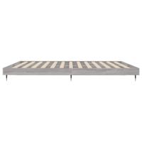 Bedframe bewerkt hout grijs sonoma eikenkleurig 120x200 cm - thumbnail