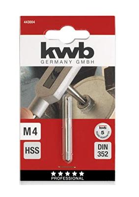 kwb 443004 Tapboren 1 stuks M4 0.7 DIN 352 HSS 1 stuk(s)