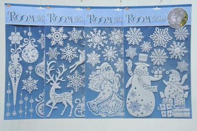 Raamstickers Kerst Stickervel Assorti 1st