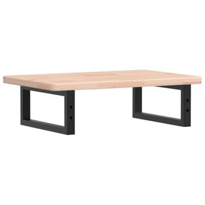 Badkamer wandschap staal en massief eikenhout