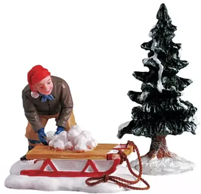 Lemax ready for a fight s/2 kerstdorp figuur type 2 Caddington Village 2005