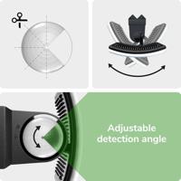 Londen - LED Wandlamp met sensor - 30 Watt 2500 Lumen - Bewegingssensor en schemerschakelaar - 3000K warm wit licht - Zwart - thumbnail