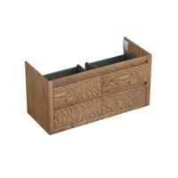 Onderkast Forzalaqua Gela 120x51x60 cm 4 Softclose Lades Eiken Castle Brown Forzalaqua - thumbnail