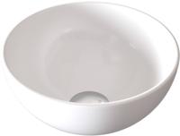 Sjithouse Moon opbouwkom Ø23x12cm Wit glans - thumbnail