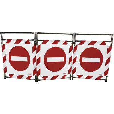 VISO TRAVO128CLOS Versperring GESLOTEN (b x h) 1700 mm x 1000 mm