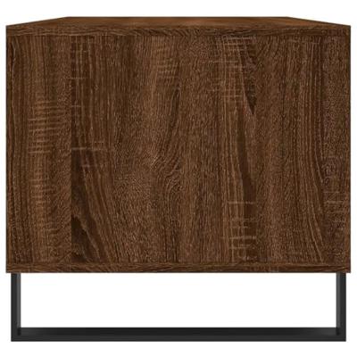 Salontafel 90x49x45 cm bewerkt hout bruineiken Salontafel 90x49x45 cm bewerkt hout bruineiken