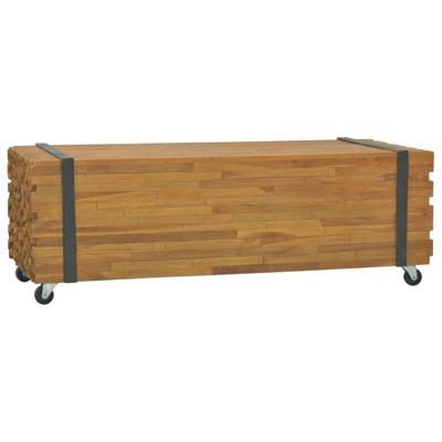 VidaXL Salontafel 110x45x38 cm massief teakhout