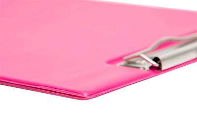 MAUL klembordmap met insteek binnenzijde A4 staand roze