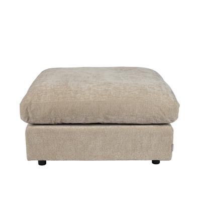 Zuiver Hocker 'Sense' Chenille, 92 x 92cm