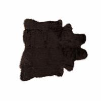 Tapijt DKD Home Decor Bruin (160 x 150 x 2 cm) - thumbnail