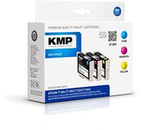 KMP Inktcartridge vervangt Epson T1302, T1303, T1304 Compatibel Combipack Cyaan, Magenta, Geel E130V 1618,4050 - thumbnail