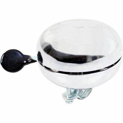 Widek fietsbel ding dong groot 80mm chroom op kaart - 127847