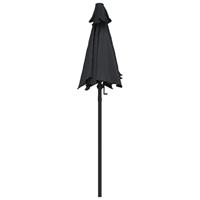 VidaXL Parasol 200x224 cm aluminium zwart - thumbnail