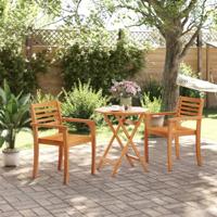 Tuintafel inklapbaar 70x75 cm massief acaciahout - thumbnail