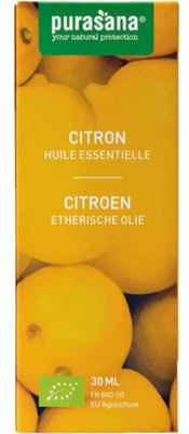 Purasana Purasana Citroen Olie/huile Citron Bio (30ml)