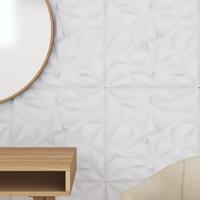 VidaXL 12 st wandpanelen amethist 3 m² 50x50 cm xps wit - thumbnail