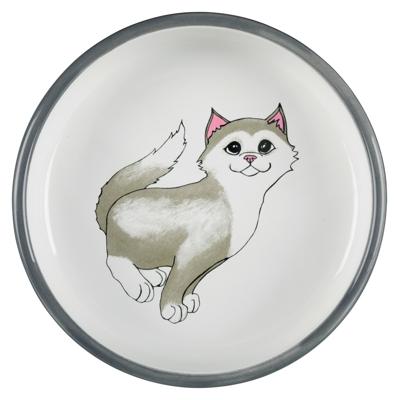 Voerbak voor katten Trixie Wit Grijs