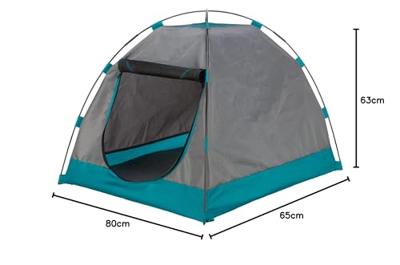 Trixie tent voor honden donkergrijs / petrol