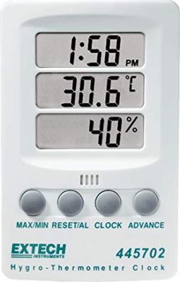 Extech 445702 Thermo- en hygrometer Wit