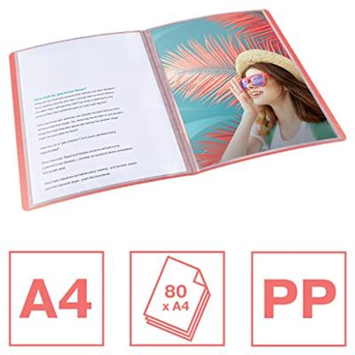 Esselte Colour&apos;Breeze showalbum, ft A4, koraal