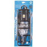 M-Wave bagagedrager universeel, zwart aluminium 26/28 inch (hangverpakking) - thumbnail