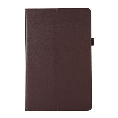 Lunso - Lenovo Tab M10 Plus Gen 3 (3e generatie) - Stand flip Bookcase hoes - Bruin Lunso - Lenovo Tab M10 Plus Gen 3 (3e generatie) - Stand flip Bookcase hoes - Bruin