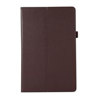 Lunso - Lenovo Tab M10 Plus Gen 3 (3e generatie) - Stand flip Bookcase hoes - Bruin - thumbnail