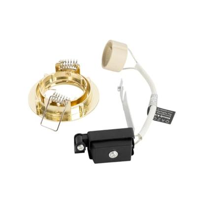 QAZQA Set van 6 inbouwspots messing GU10 35mm - Edu QAZQA Set van 6 inbouwspots messing GU10 35mm - Edu