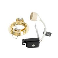 QAZQA Set van 6 inbouwspots messing GU10 35mm - Edu - thumbnail