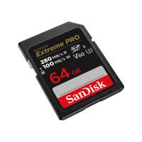SanDisk Extreme Pro 64GB V60 UHS-II SD Kaart 280/100MB/s - thumbnail