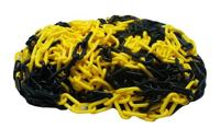 VISO CNJ801SBS Afzetketting Zwart, Geel Kunststof 25 m - thumbnail