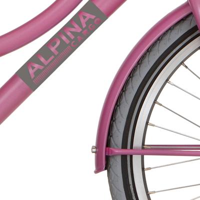 Alpina spatbord set 20 cargo fuchsia pink matt