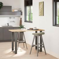 Bartafelpoten 2 st U-vormig 60x(90-91)cm staal antraciet - thumbnail