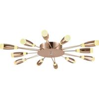 LED Plafondlamp - Plafondverlichting - Fave - 62W - Natuurlijk Wit 4000K - Koper Aluminium - thumbnail