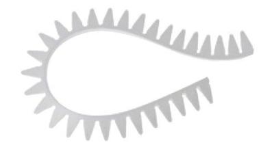 Kirchhoff Siliconen geluidsisolatiestrip, 1000 mm - 98930950