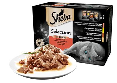 Sheba Selection in Sauce Sappige smaken 12 x 85 g
