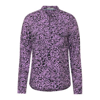 CECIL blouse met all over print paars/zwart CECIL blouse met all over print paars/zwart