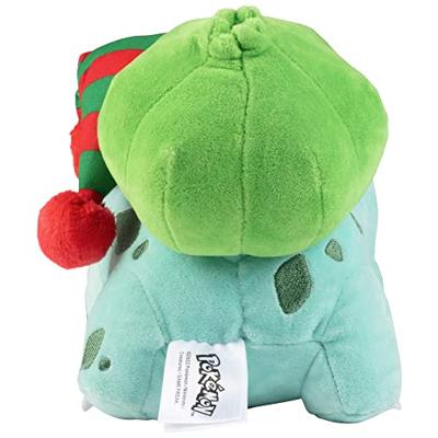 Pokemon Pluche - Bulbasaur with Christmas Hat