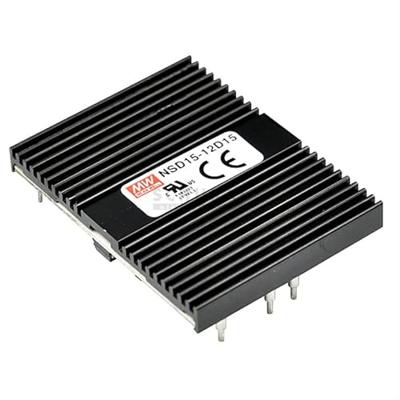 Meanwell - DC/DC-converter nsd15-12d15 +/- 15 V/500 mA DC