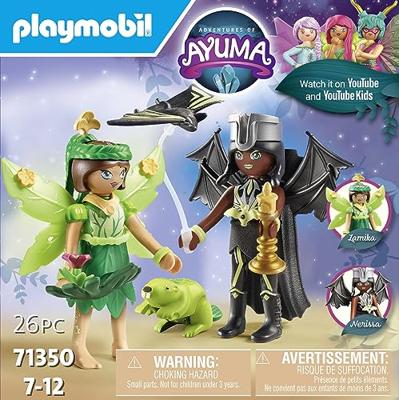 Playmobil ayuma bos feeën en boz feeën met totum dieren