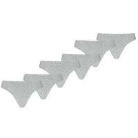 Puma Dames Strings Invisible Cotton 6-pack Light Grey Melange-M - thumbnail