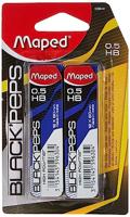 Maped Black'peps potloodstiften, 0,5 mm, HB, blister van 2 etuis van 12 stuks - thumbnail