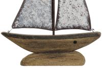 Decoratieve figuren Home ESPRIT Wit Natuurlijk Kaarsenmaker Verouderde afwerking 35,3 x 8 x 46,5 cm - thumbnail