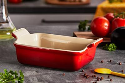 LE CREUSET - Aardewerk - Ovenschaal 19cm 1,10l Kersenrood LE CREUSET - Aardewerk - Ovenschaal 19cm 1,10l Kersenrood