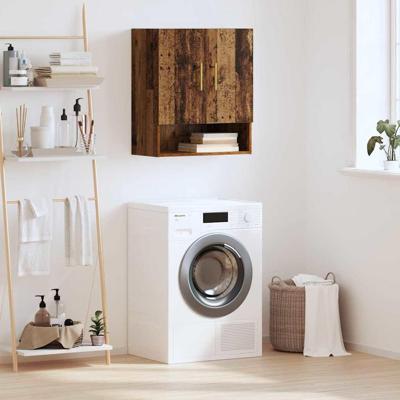 Wandkast Wandgemonteerd Oud hout 60 x 31 x 70 cm Bewerkt hout Wandkast Wandgemonteerd Oud hout 60 x 31 x 70 cm Bewerkt hout
